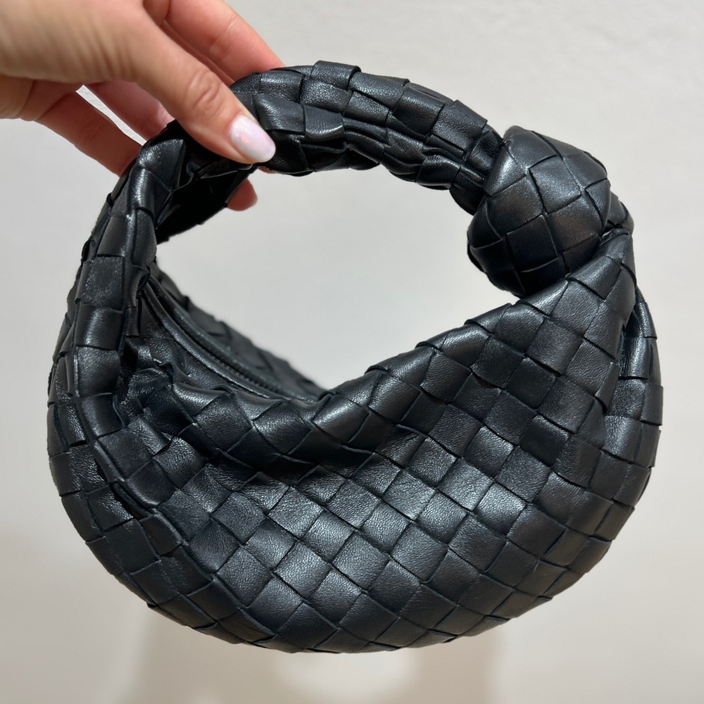 Bottega Veneta Black Jodie Mini